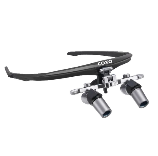 COXO C-KT50 chirurgische Lupenbrille 5,0× mit 45°-Optik