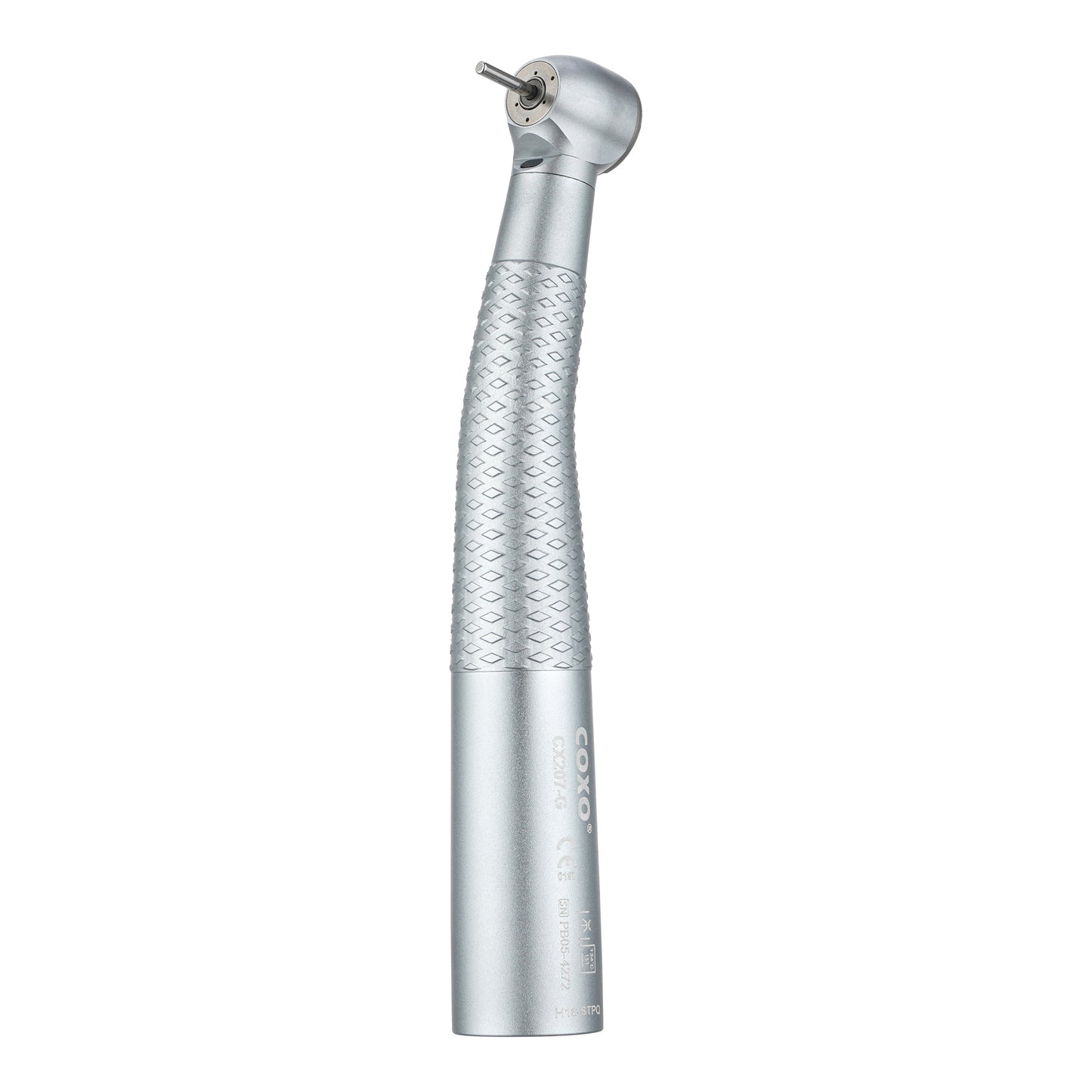 Seitenansicht der COXO H16-STPQ Dentalturbine mit Torque Head passend für Sirona R/F Kupplungen.