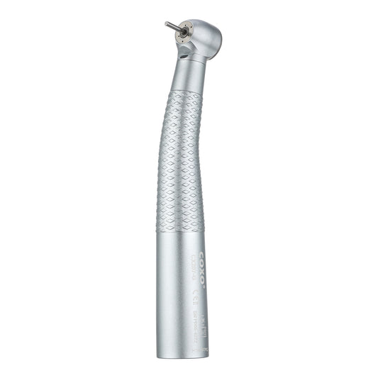 Seitenansicht der COXO H16-STPQ Dentalturbine mit Torque Head passend für Sirona R/F Kupplungen.